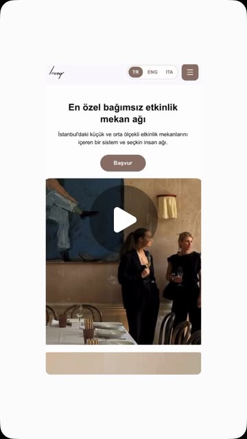 Tera Map Instagram reel — youth teams at event venues